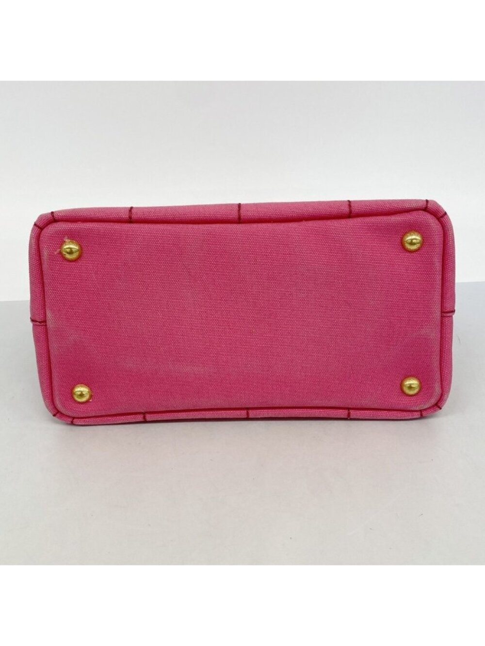 Prada Tote Canapa Canvas Pink Gold - Picture 3 of 10